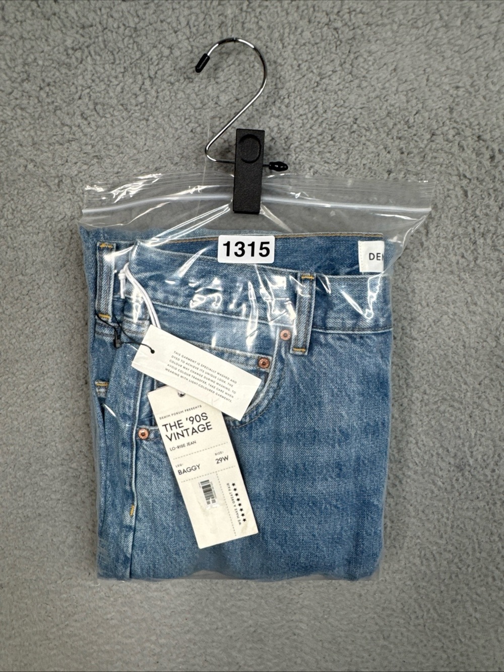 Aritzia Denim Forum "The 90s" Lo-Rise Baggy Wide Leg Jeans Women's Sz 29W NWT - Picture 16 of 16
